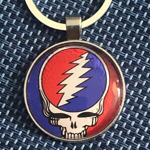 GRATEFUL DEAD Steal Your Face SYF Keychain | Custom Made By BUYITWHENFOUND